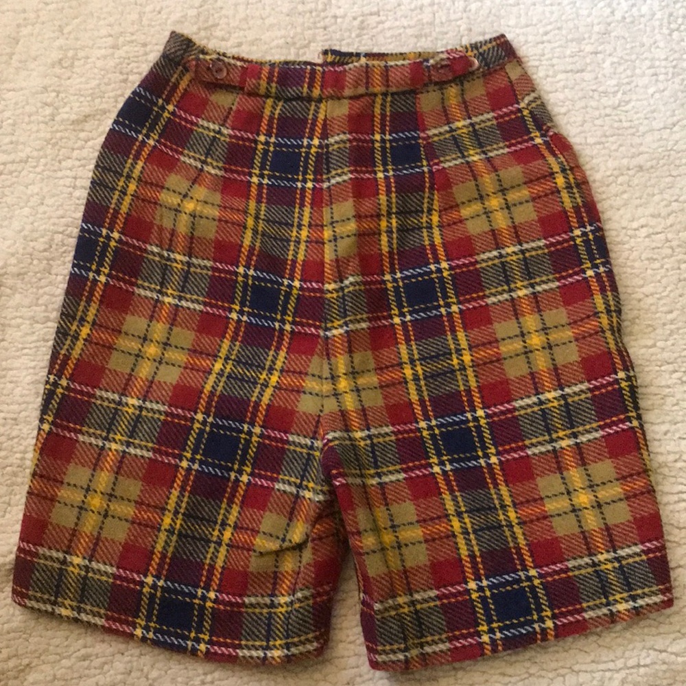 Vintage Plaid Shorts